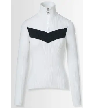 Fusalp Fusalp Andromede B Womens Ski Pully Zip Neige/Noir