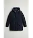 Woolrich Woolrich Men Polar High Collar Parka Melton Blue