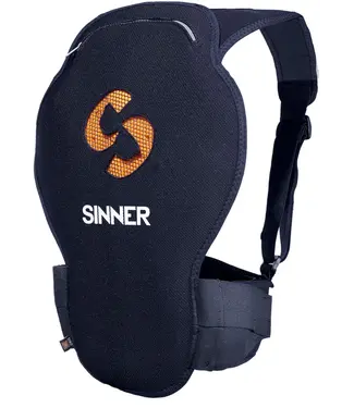Sinner Sinner Castorpine Protector D3O (6) Unisex Rugbescherming - Zwart -