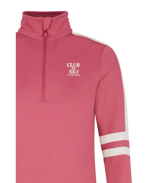 Protest Dames Prue 1/4 Zip Pully Rose Dust