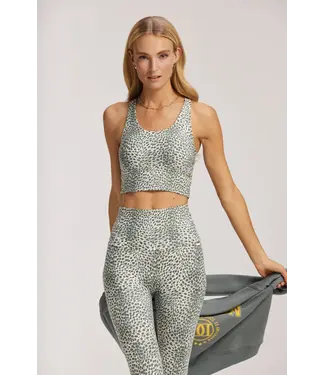 Deblon Deblon Classic Leggings High Waistband Cheetah Sage