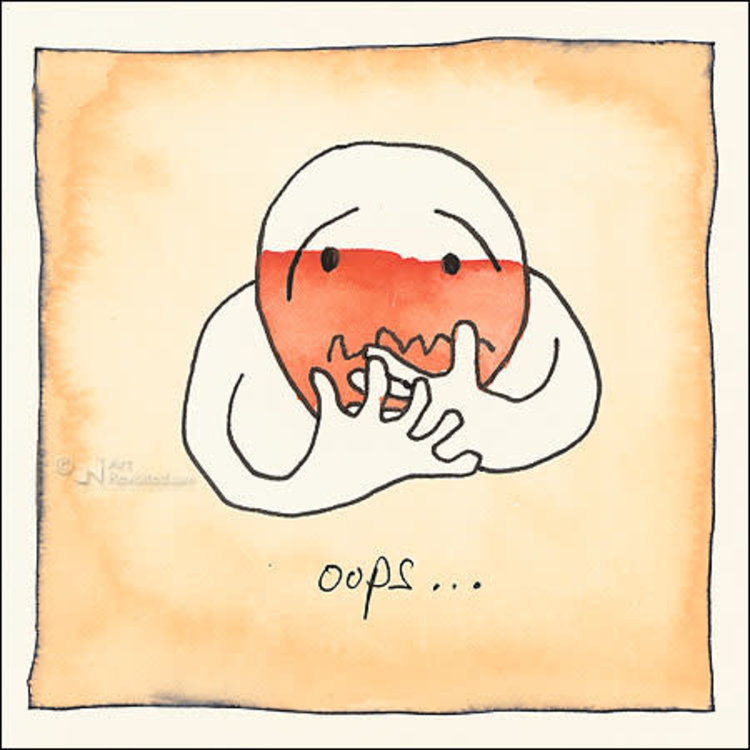 Art Revisited kunstkaart Hans Innemee - Oops