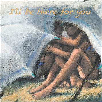 Art Revisited kunstkaart Peter Wever - I'll be there for you