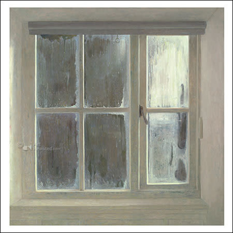 Art Revisited kunstkaart Jan van der Kooi - hartje winter