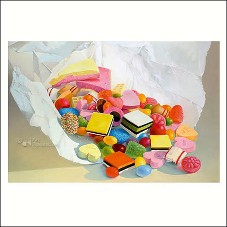 Art Revisited kunstkaart Elvira Dik -unbearable lightness