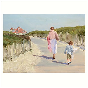 Art Revisited kunstkaart Ans Smits - huiswaarts