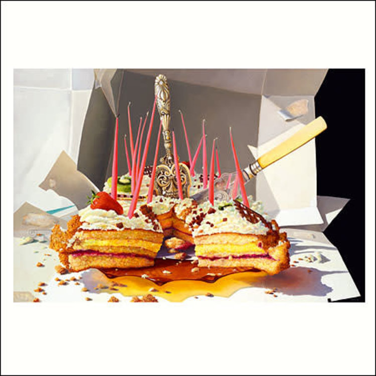 Art Revisited kunstkaart Elvira Dik - feesten