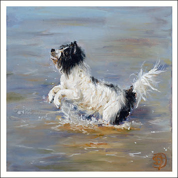 Art Revisited kunstkaart Ans Smits - zeehond