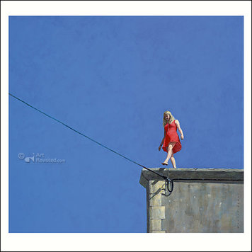 Art Revisited kunstkaart Wouter Berns - de overweging