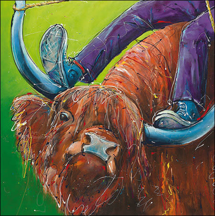 Art Revisited kunstkaart van Dalfsen - a scottish ride
