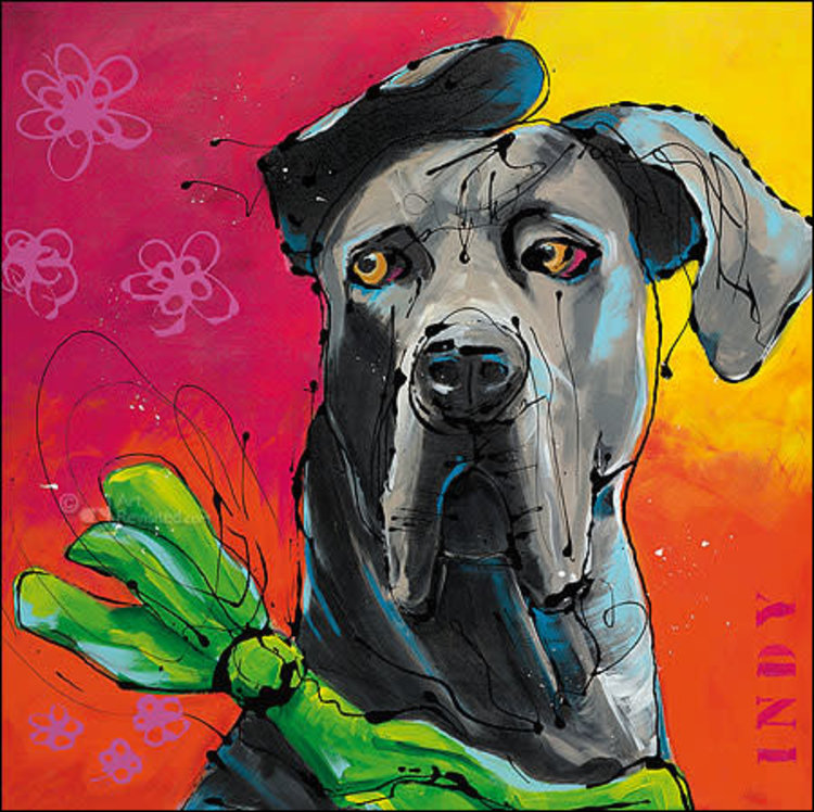 Art Revisited kunstkaart van Dalfsen - Indy