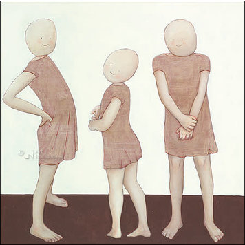 Art Revisited kunstkaart Sanne Kuiper - pretty girls