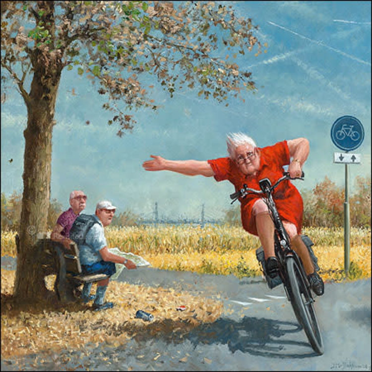 Art Revisited kunstkaart Marius van Dokkum - turbo