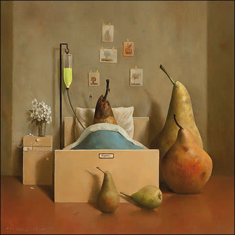Art Revisited kunstkaart Marius van Dokkum - ik voel me rot