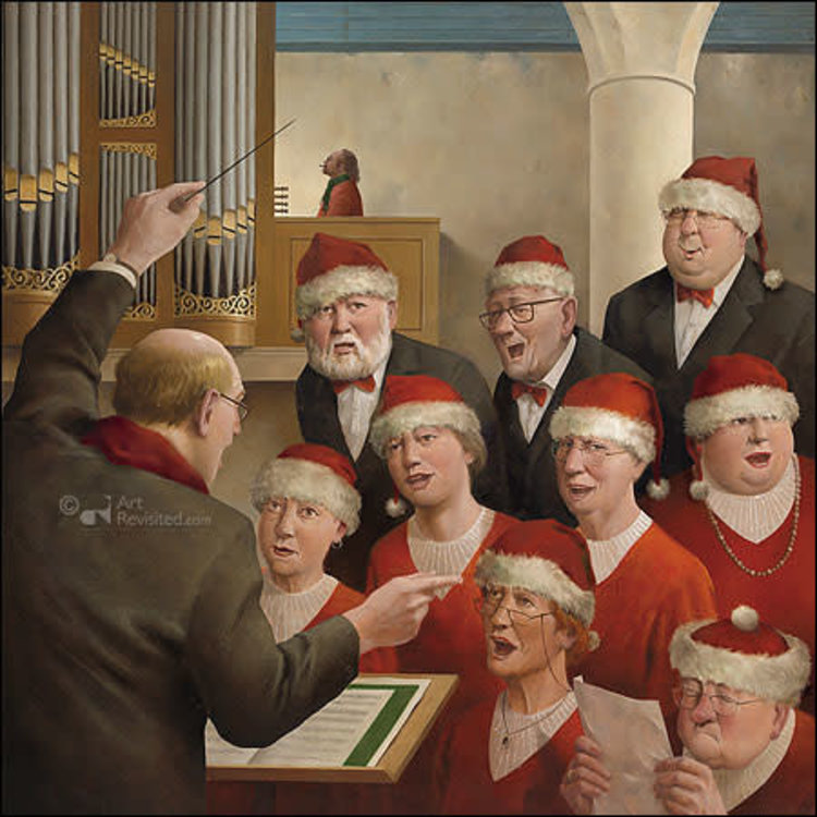 Art Revisited kerstkaart Marius van Dokkum - goedgemutst