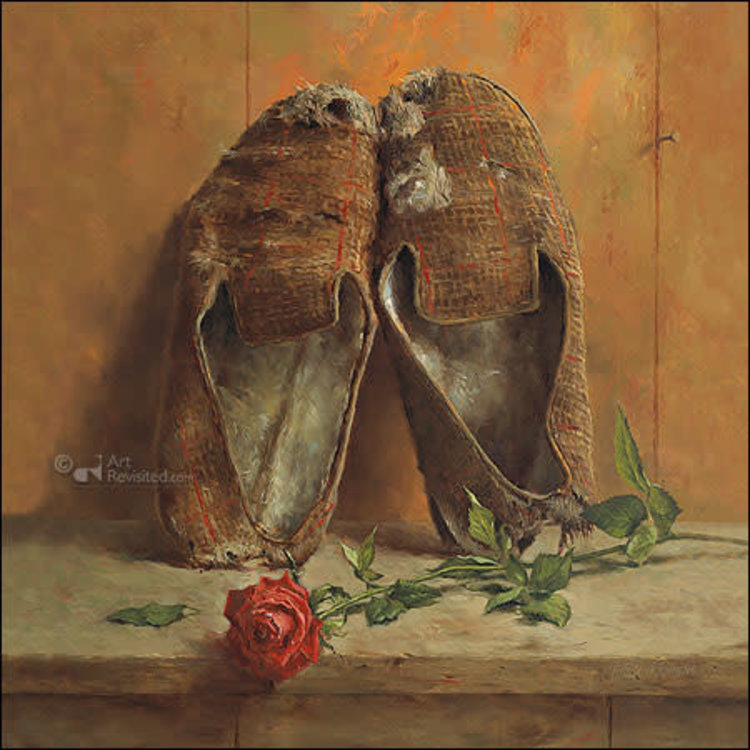 Art Revisited kunstkaart Marius van Dokkum - lachende liefde