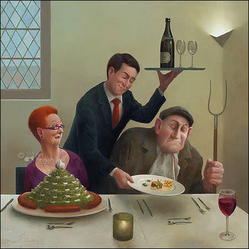 Art Revisited kerstkaart Marius van Dokkum - wat de boer niet kent..