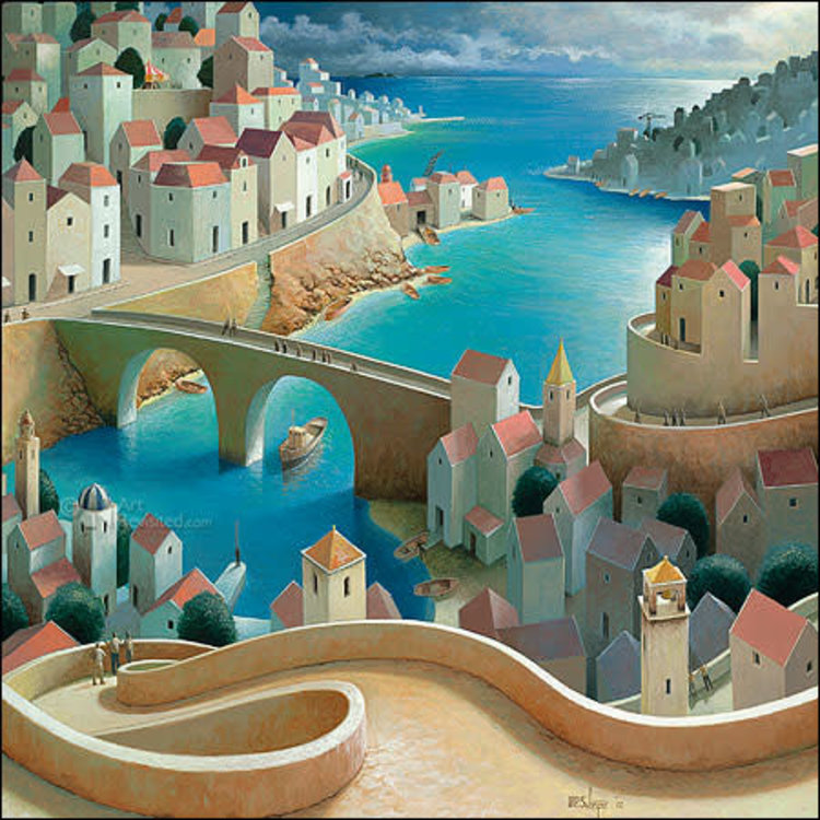 Art Revisited kunstkaart Michiel Schrijver - de stem van de rivier