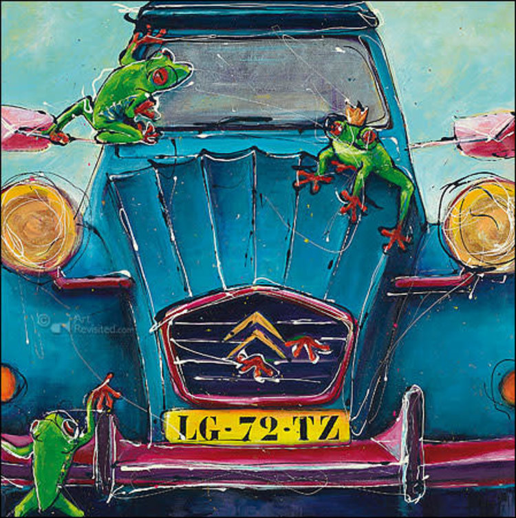 Art Revisited kunstkaart Angelique van Dalfsen - mixed emotions