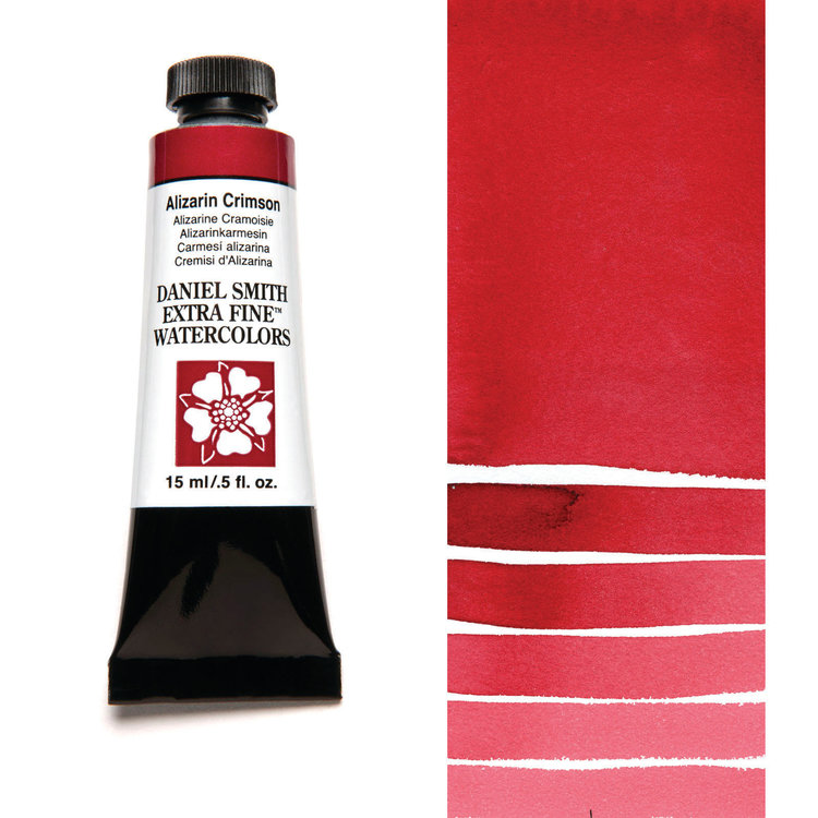 Daniel Smith aquarelverf tube 15ml - alizarin crimson