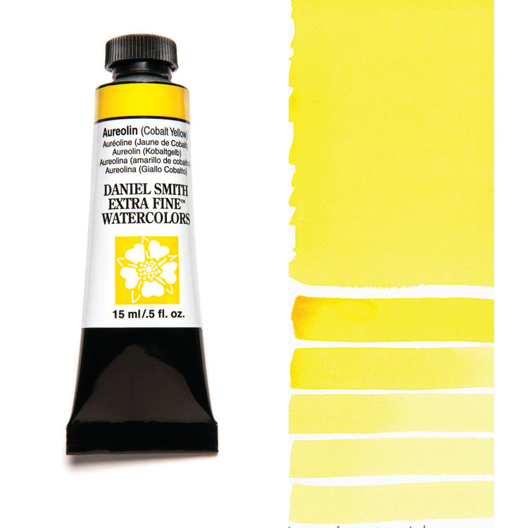 Daniel Smith aquarelverf tube 15ml - aureolin (cobalt yellow)