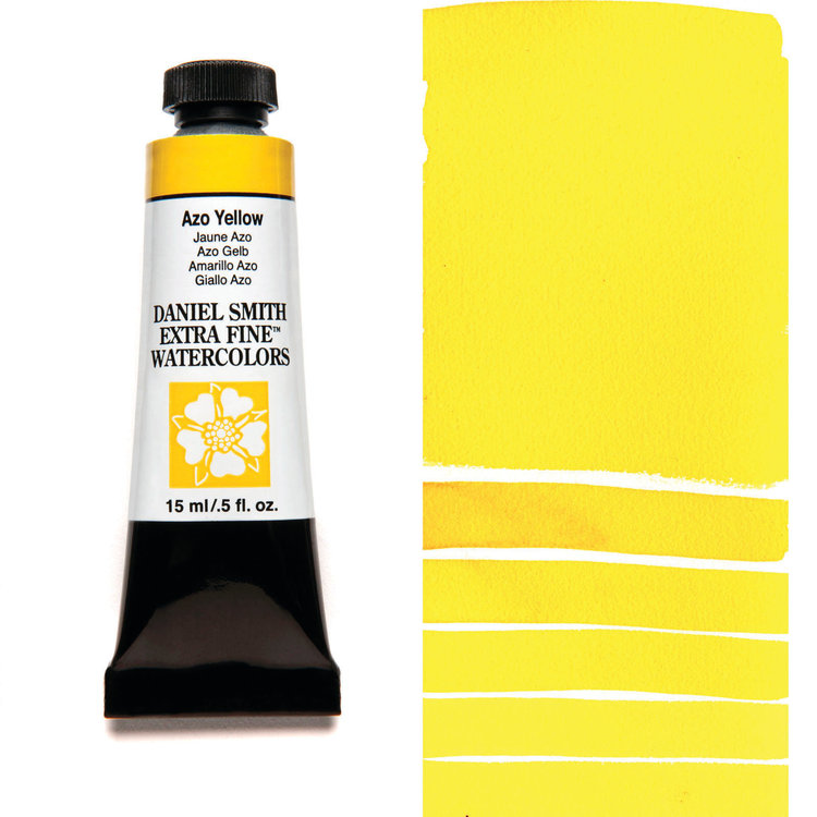 Daniel Smith aquarelverf tube 15ml - azo yellow
