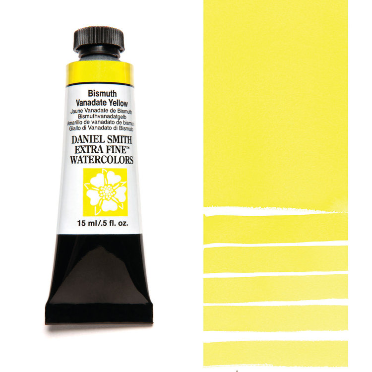 Daniel Smith aquarelverf tube 15ml - bismuth vanadate yellow