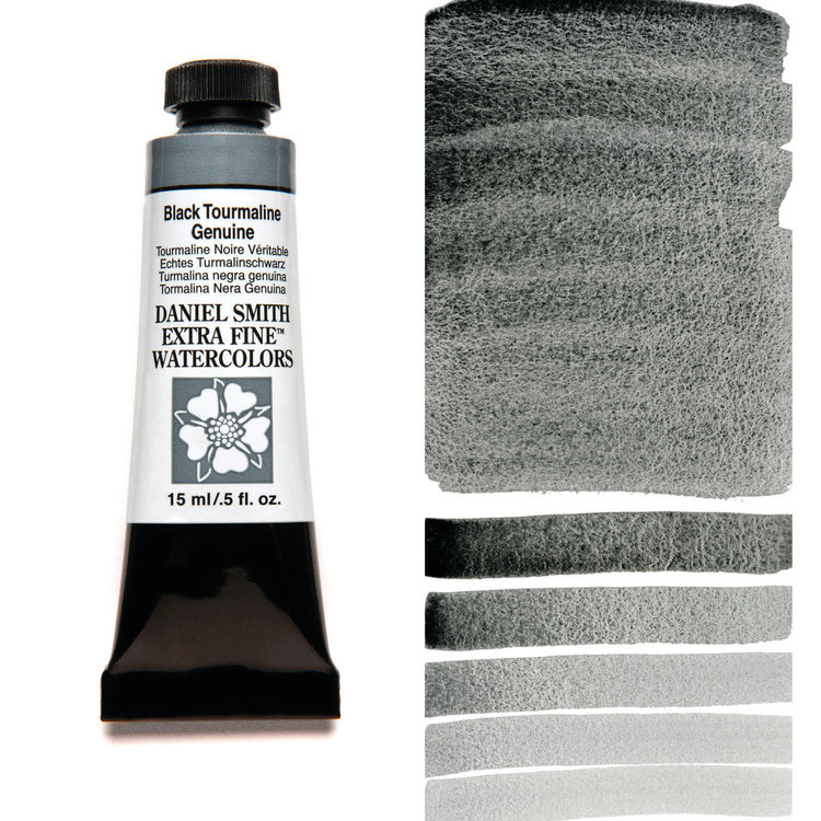 Daniel Smith aquarelverf tube 15ml - black tourmaline genuine