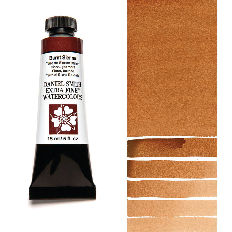 Daniel Smith aquarelverf tube 15ml - burnt sienna
