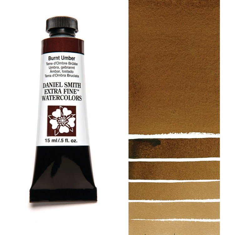 Daniel Smith aquarelverf burnt umber 15ml