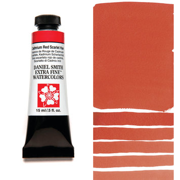 Daniel Smith aquarelverf cadmium red scarlet hue 15ml