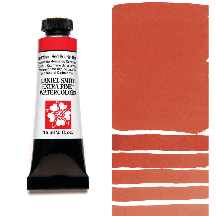 Daniel Smith aquarelverf tube 15ml - cadmium red scarlet hue