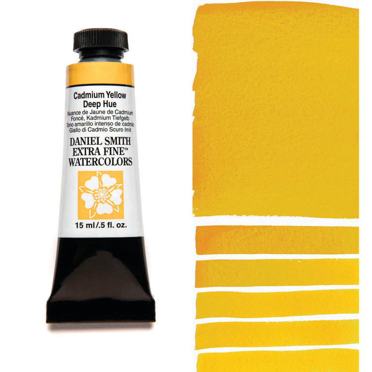 Daniel Smith aquarelverf tube 15ml - cadmium yellow deep hue
