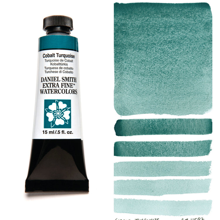 Daniel Smith aquarelverf tube 15ml - cobalt turquoise