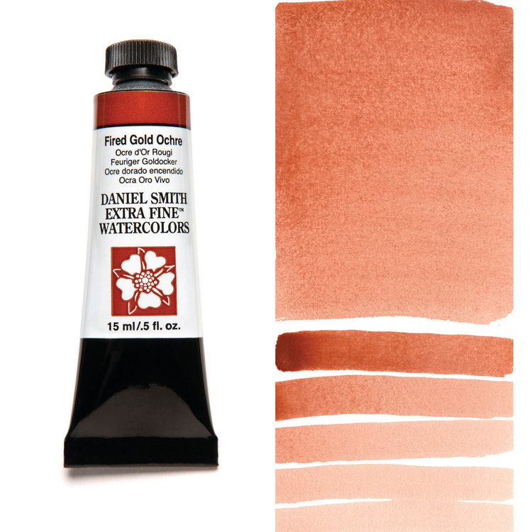 Daniel Smith aquarelverf tube 15ml - fired gold ochre