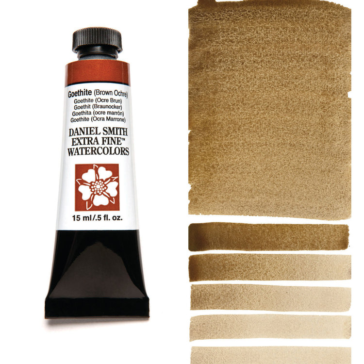 Daniel Smith aquarelverf tube 15ml - goethite (brown ochre)