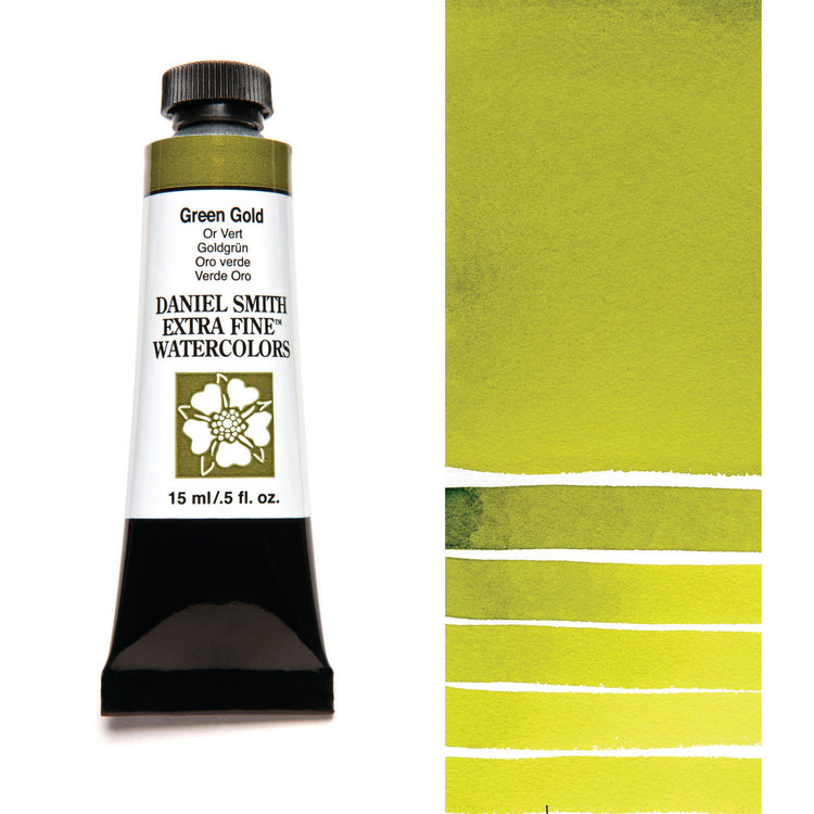 Daniel Smith aquarelverf tube 15ml - green gold