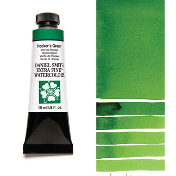 Daniel Smith aquarelverf hooker's green 15ml