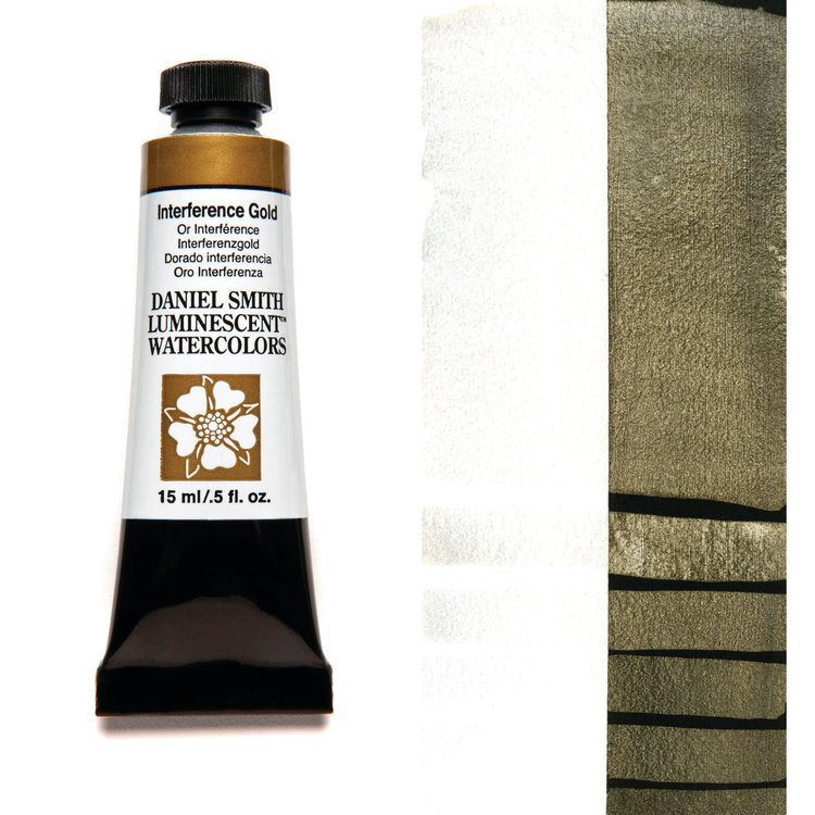 Daniel Smith aquarelverf tube 15ml - interference gold