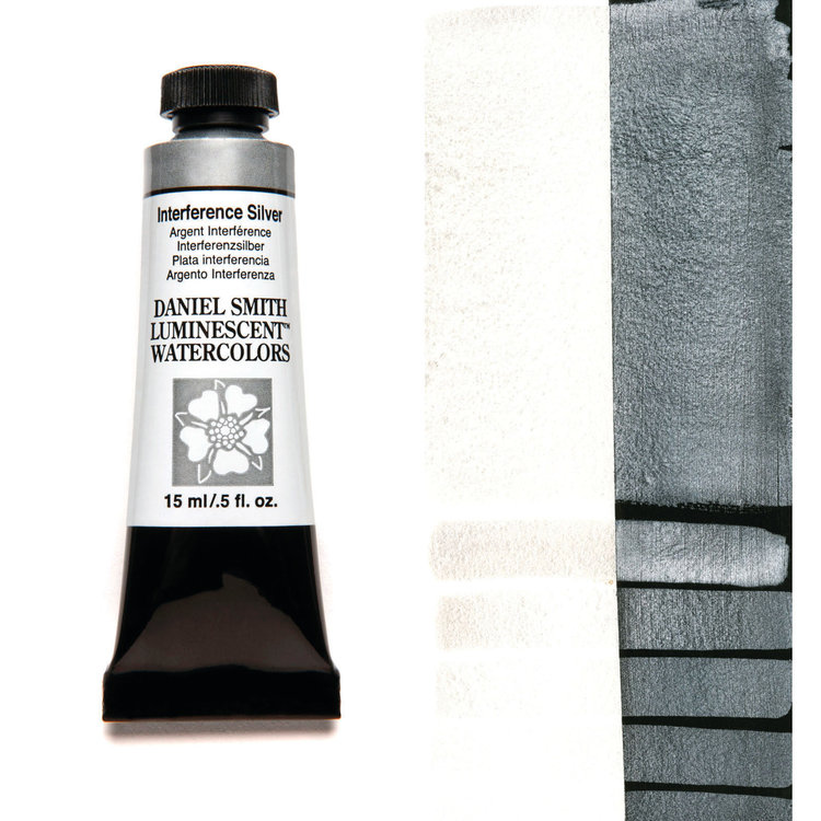 Daniel Smith aquarelverf tube 15ml - interference silver