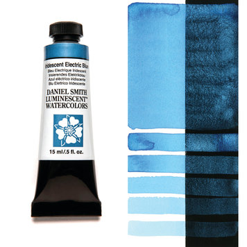 Daniel Smith aquarelverf iridescent electric blue 15ml