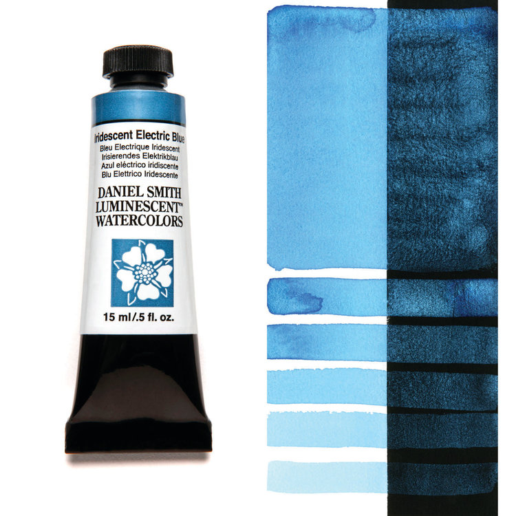 Daniel Smith aquarelverf iridescent electric blue 15ml