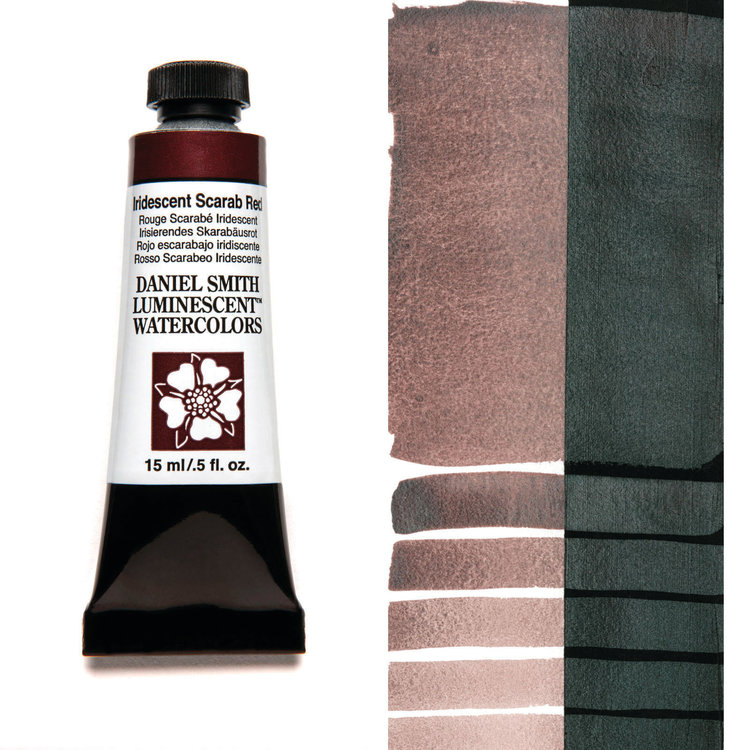 Daniel Smith aquarelverf tube 15ml - iridescent scarab red