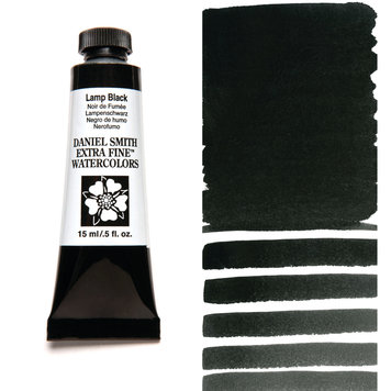 Daniel Smith aquarelverf lamp black 15ml