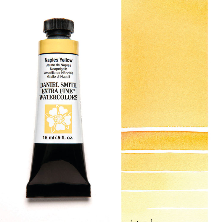 Daniel Smith aquarelverf tube 15ml - naples yellow