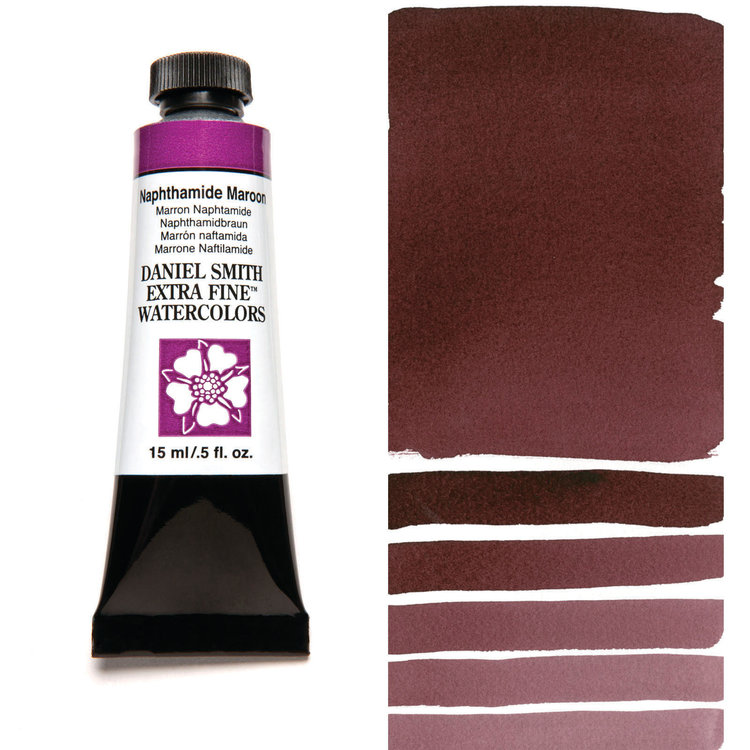 Daniel Smith aquarelverf tube 15ml - napthamide maroon