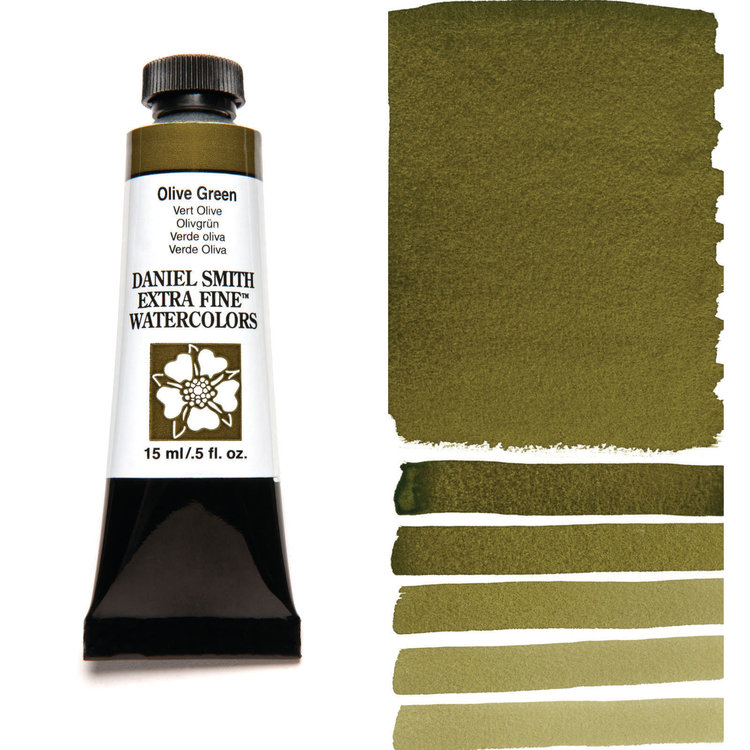 Daniel Smith aquarelverf olive green 15ml