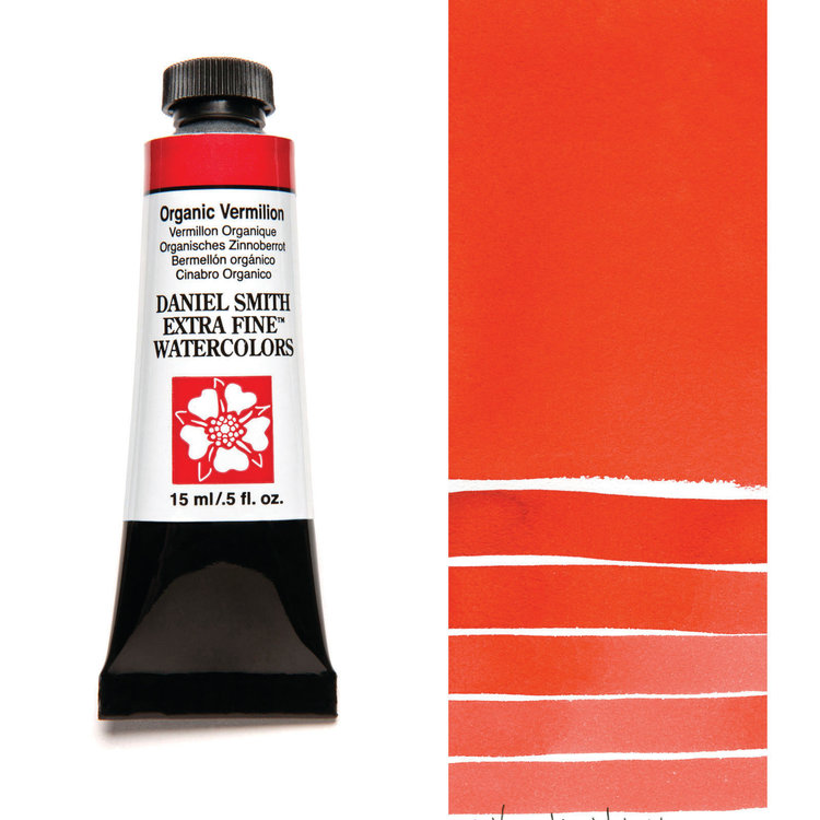 Daniel Smith aquarelverf organic vermilion 15ml