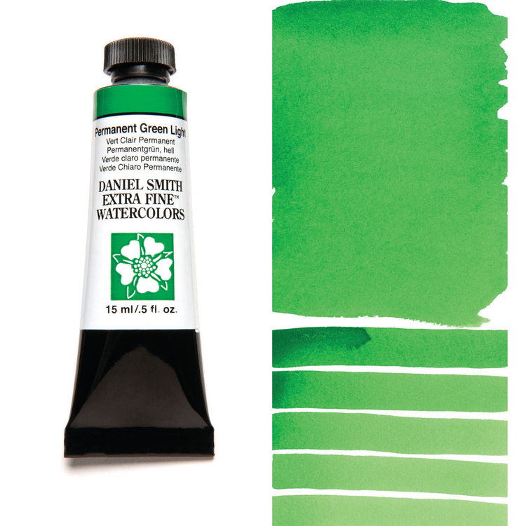 Daniel Smith aquarelverf tube 15ml - permanent green light