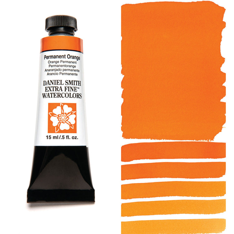 Daniel Smith aquarelverf tube 15ml - permanent orange